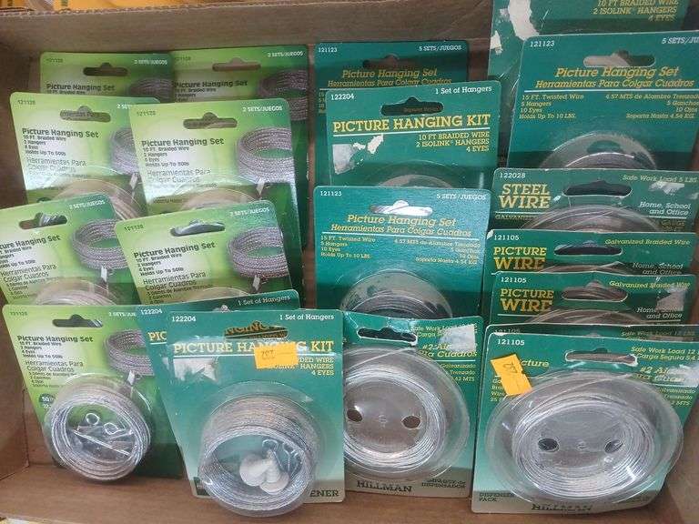 20 Hillman picture hanging kits. image