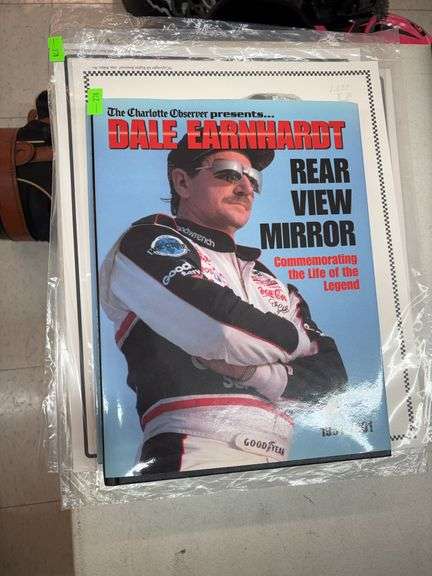 Dell Earnhardt collectible books and wall decor image