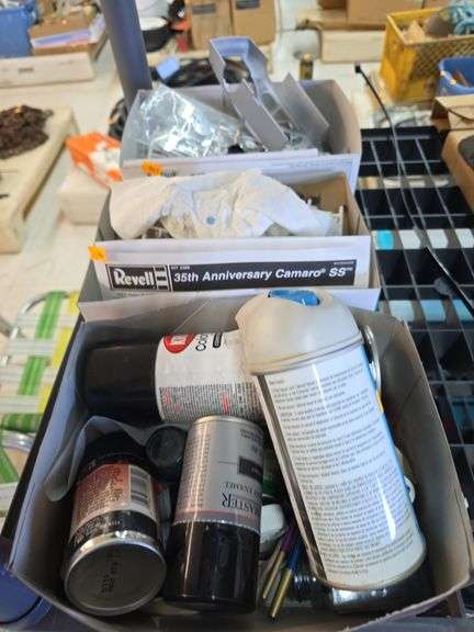 2 Model Cars and Model Paint image