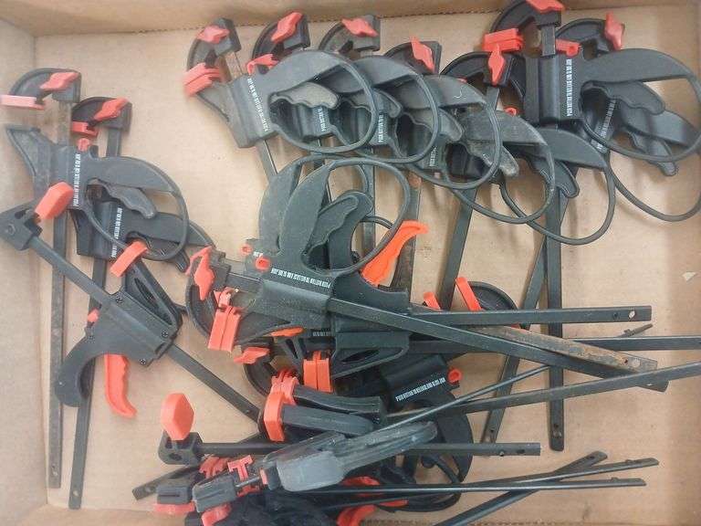 Flat of smal craftsman clamps. image