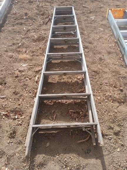 7 foot wooden ladder. image