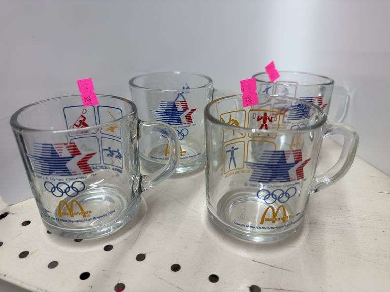 1980 Olympic McDonalds glasses image