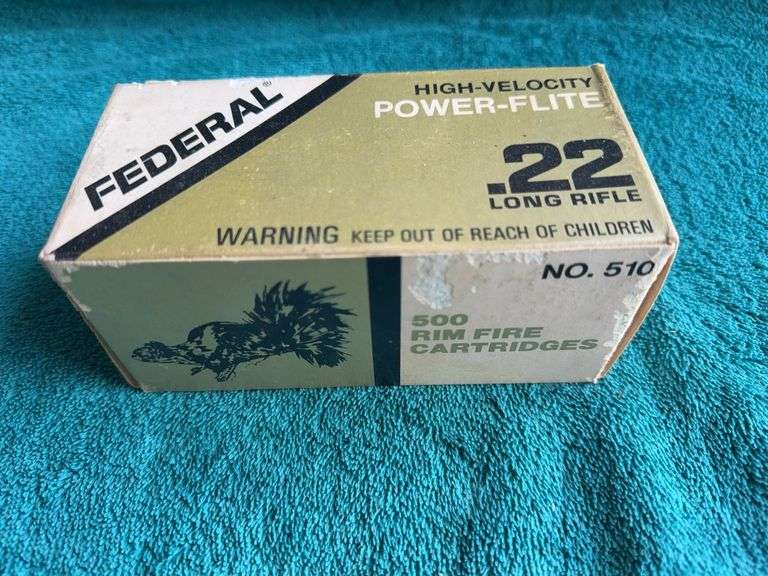 Federal power flight box of 500 .22LR image
