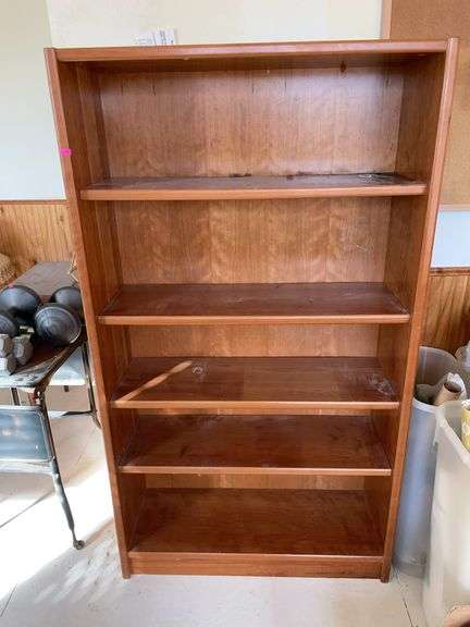 Large wooden bookcase image