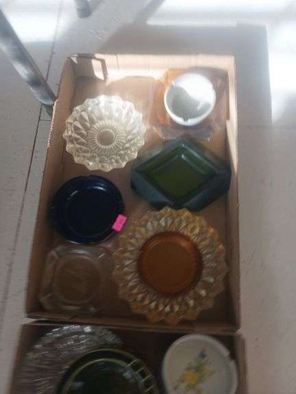 2 flats of ashtrays image