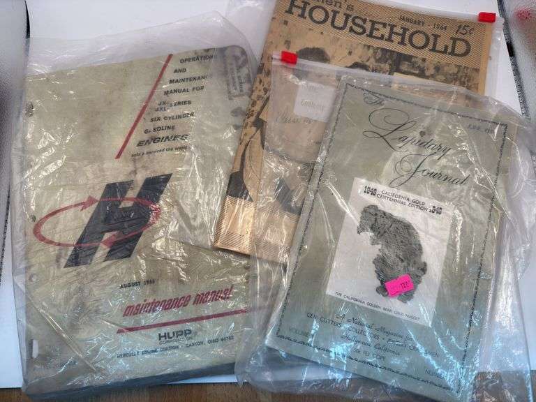 Women’s household journal, January 1964, laboratory journal June 1949, hub corporation maintenance manual August 1966 image