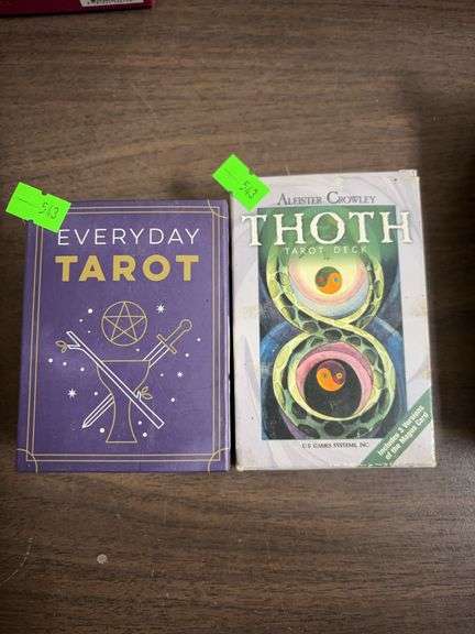 Two boxes of tarot cards image