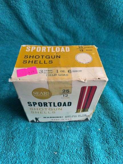 Sears  sport load shotgun shells 12 GA 1oz 6 Shot image