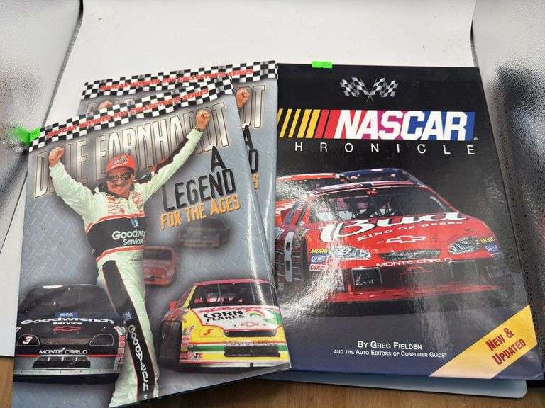 Dale Earnhardt, a legend for ages collector series books. NASCAR Chronicles book. image