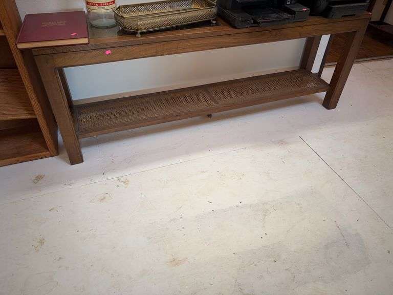 Oak sofa table image