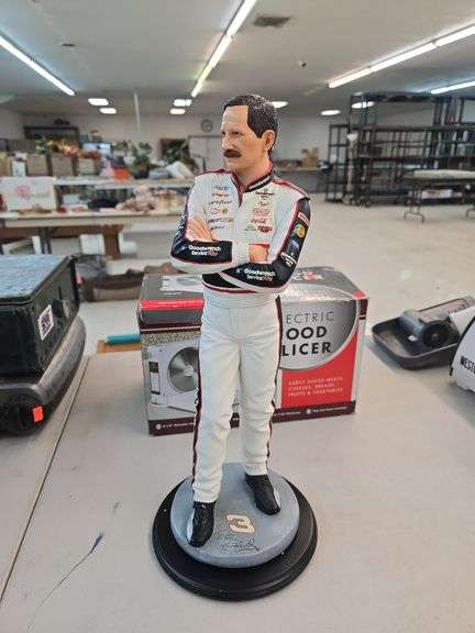 NIB Character Collectables Dale Earnhardt Sculpture With COA image