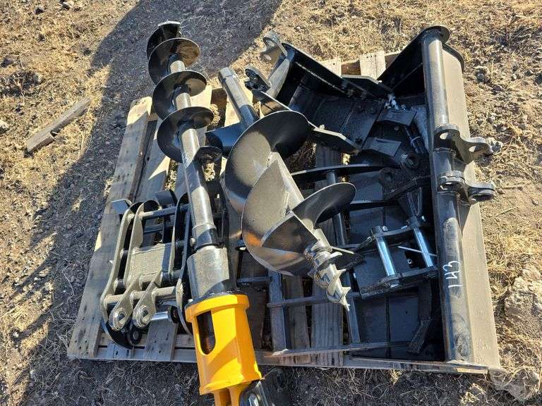 Mini Excavator Attachment Package – Buckets, Ripper, Auger w/ Bits, Grapple & Rake image