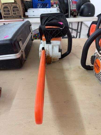 Stihl AK 20 battery operated chain saw image