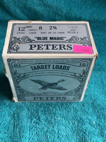 Peters “Blue Magic” 12GA light target loads 8 Shot 2 3/4” image