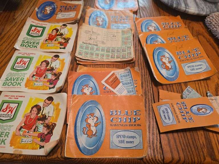 Large Lot of Green Stamps image