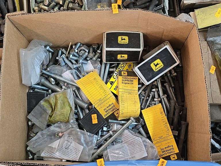 Box of Miscellaneous John Deere Bolts image
