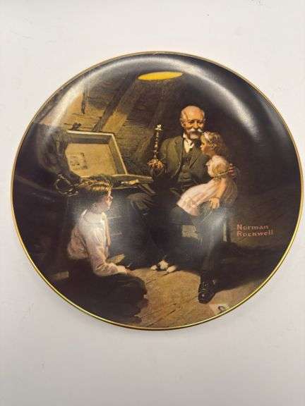 Norman rockwell plate image