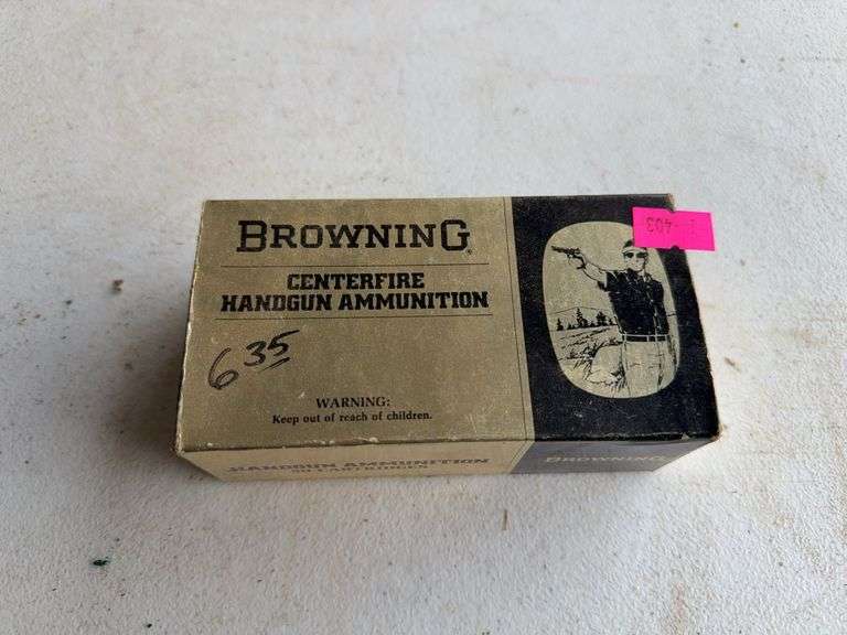 Browning 38 special center fire handgun ammo image