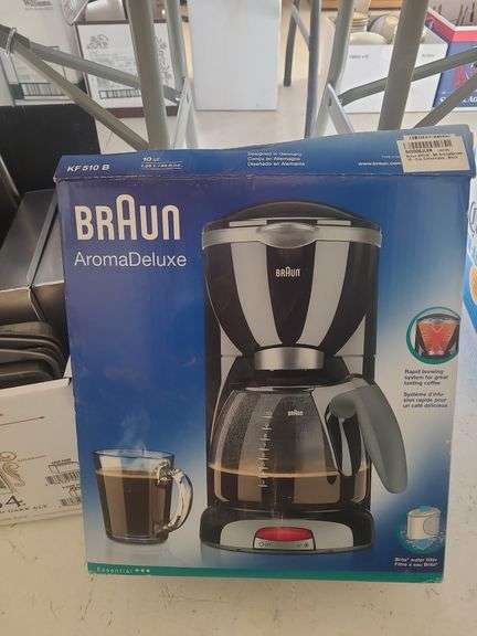 braun aroma deluxe coffee maker image
