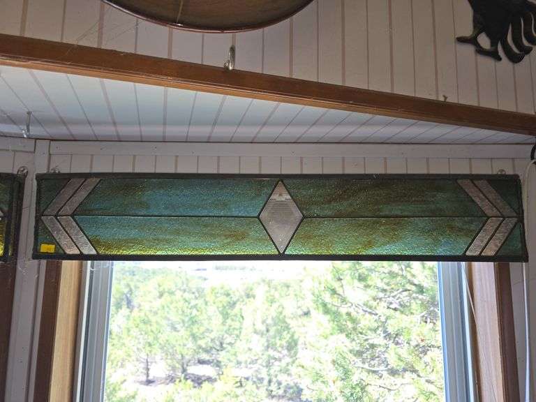 Stained Glass Window Cover, 31.5"x6" image