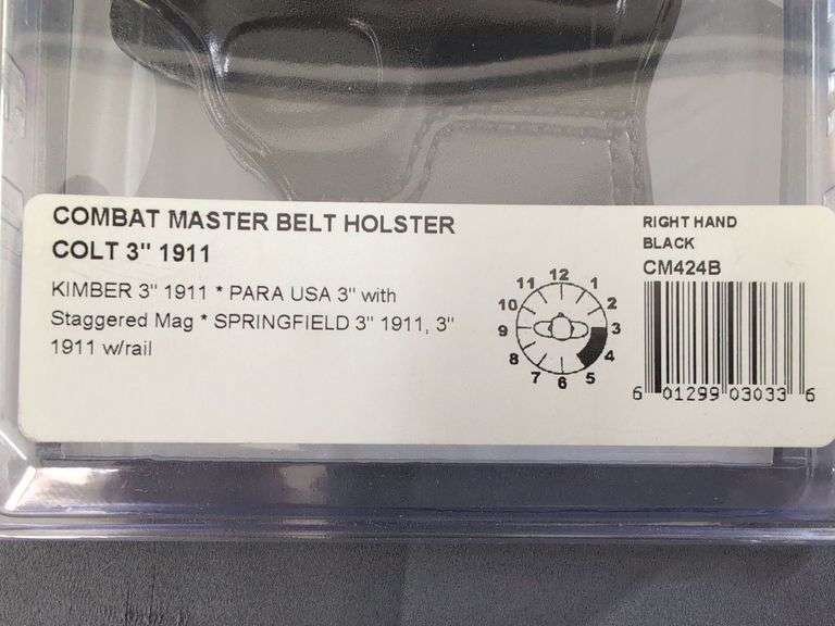 Galco Combat Master Belt Holster - Colt 3" 1911