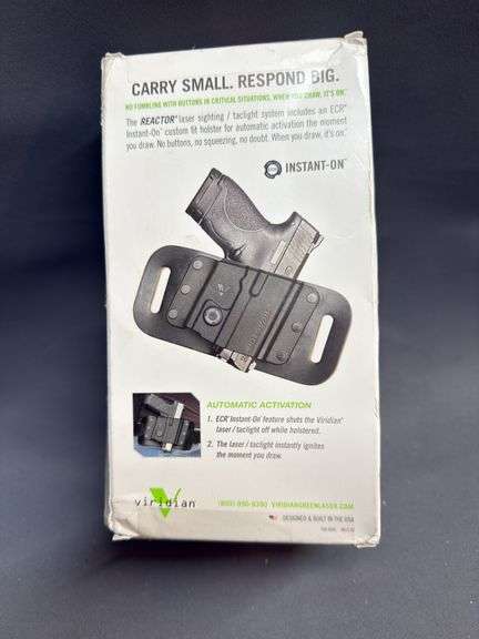 Viridian Reactor TL Radiance Tactical Light Holster for Glock 43