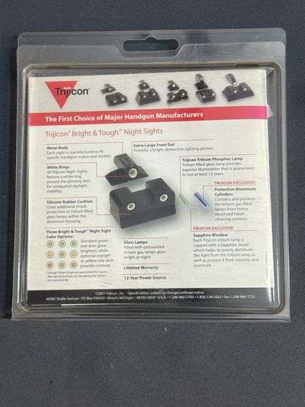Trijicon Bright & Tough Night Sight Set