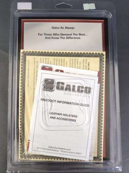 Galco FLETCH High Ride Belt Holster - Ruger P90 Series - Right Hand