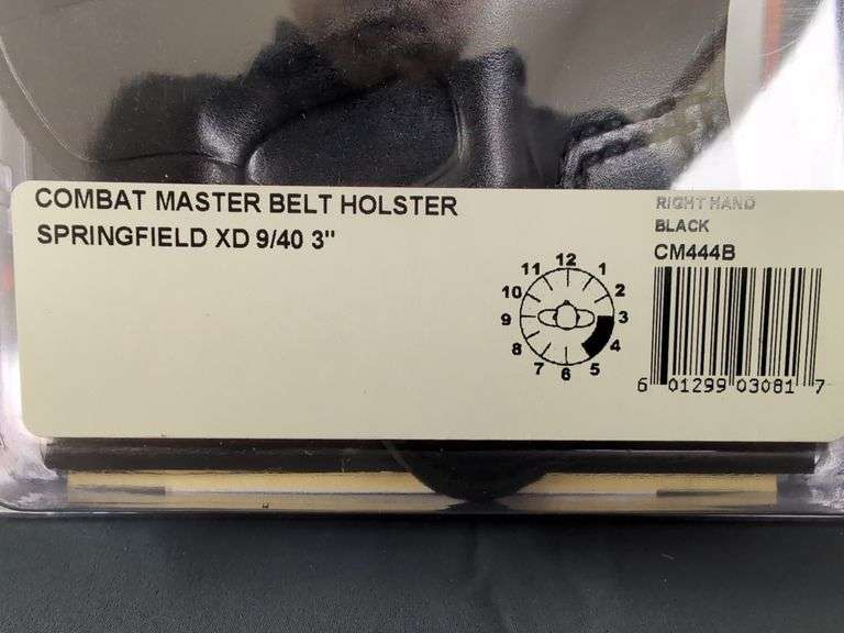 Galco Combat Master Belt Holster Springfield XD 9/40 3"