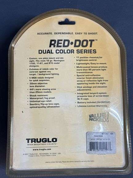 TRUGLO Red Dot Dual Color Series Sight