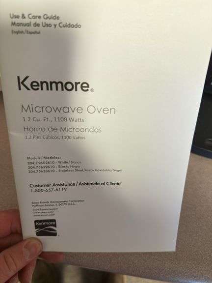 Kenmore microwave