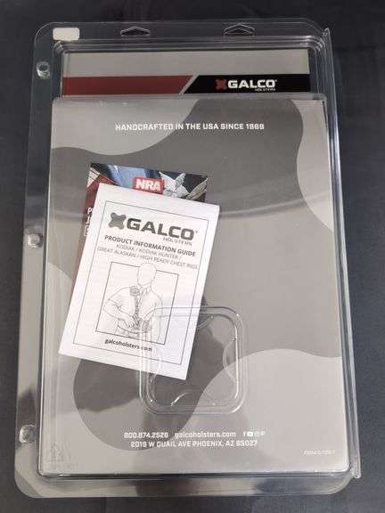 Galco HR224RB High Ready Chest Holster for Glock 17