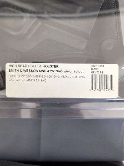 Galco High Ready Chest Holster Smith & Wesson M&P 4.25" 9/40 Right Hand HR472RB