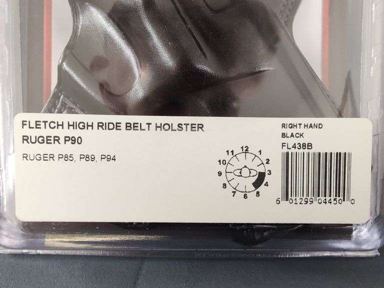 Galco FLETCH High Ride Belt Holster - Ruger P90 Series - Right Hand