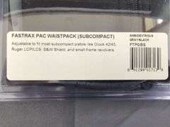 Galco Fastrax Pac Subcompact Waistpack - Gray/Black