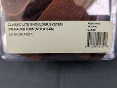 Galco Classic Lite Shoulder System - Sig Sauer P365 (STD & SAS) & P365XL - Right Hand - Natural