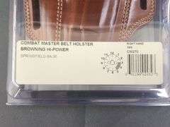Galco Combat Master Belt Holster for Browning Hi-Power & Springfield SA-35, Right Hand