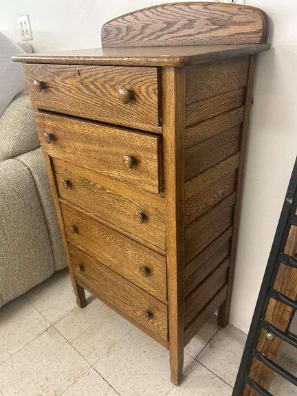 Wood Chest of Drawers - 5 Drawer