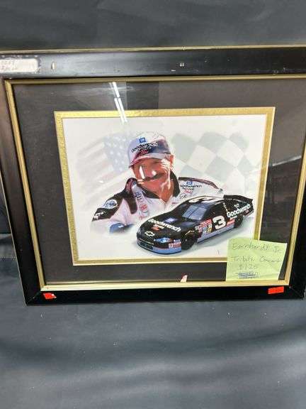 Framed Dale Earnhardt Tribute Art image