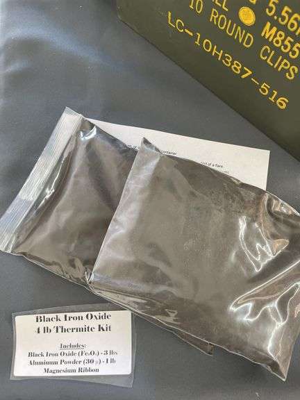 50 Cal Ammo Can with Iron Oxide