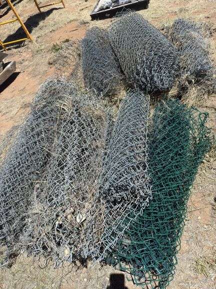 Lot of Chain Link Fence Rolls
