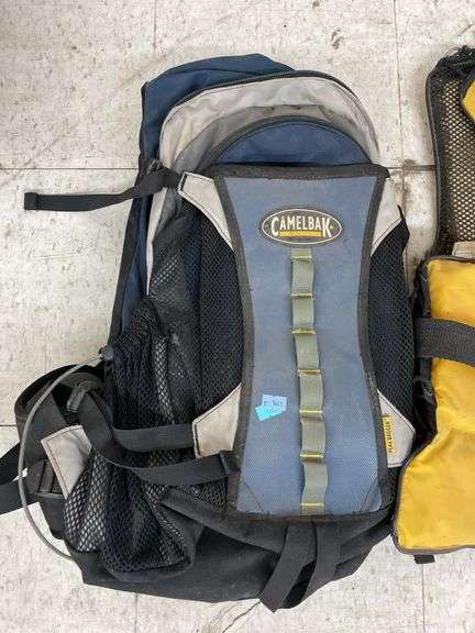 Backpack and life jacket