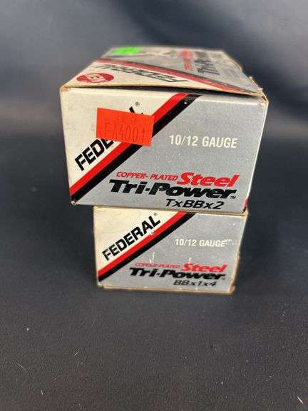 Two Boxes of Federal Tri-Power Steel Shotgun Shells