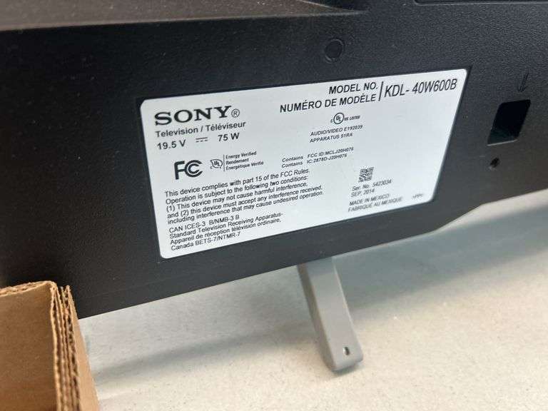 Sony Bravia KDL-40W600B 40" LED Television