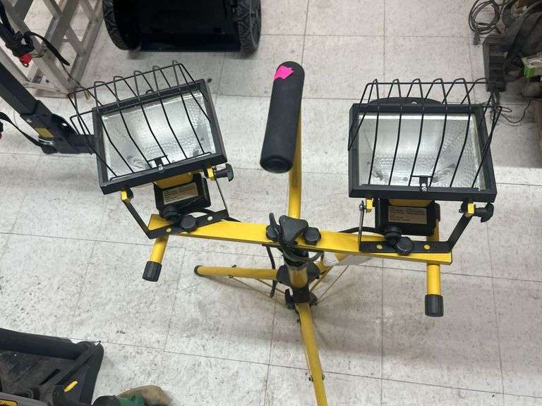 Dual Head Work Light with Tripod Stand - Model ORHLT500X2