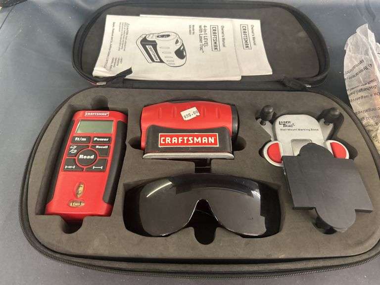 Craftsman Tool Sets: Laser Level, Jumper Cables & Tool Kit