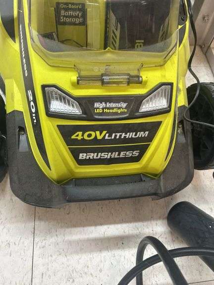 Ryobi 40V Lithium Brushless 20-Inch Lawn Mower