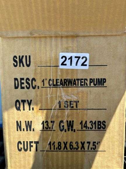 Clearwater Pump Model 01479 by Harbor Freight Tools