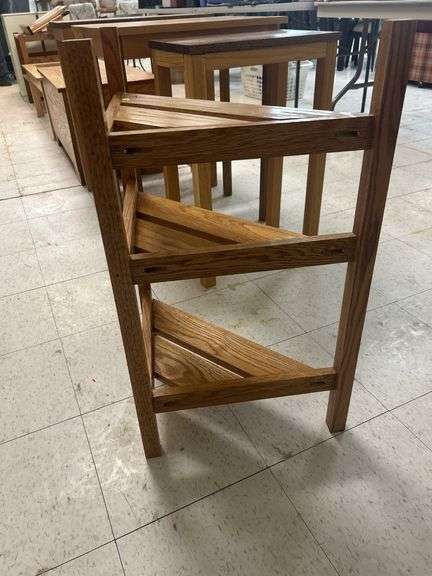 Small Wooden Corner Shelf