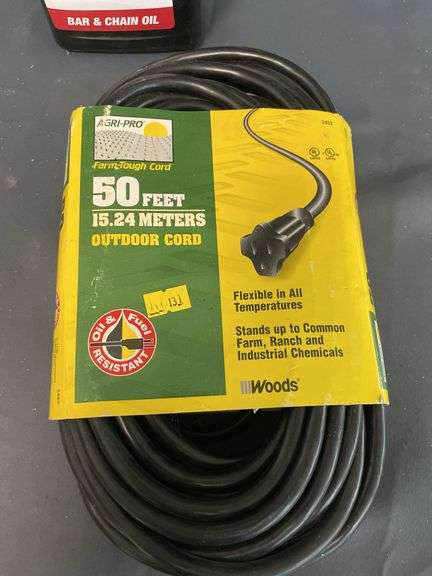 Hyper Tough Bar & Chain Oil and Agri-Pro 50 ft Outdoor Extension Cord